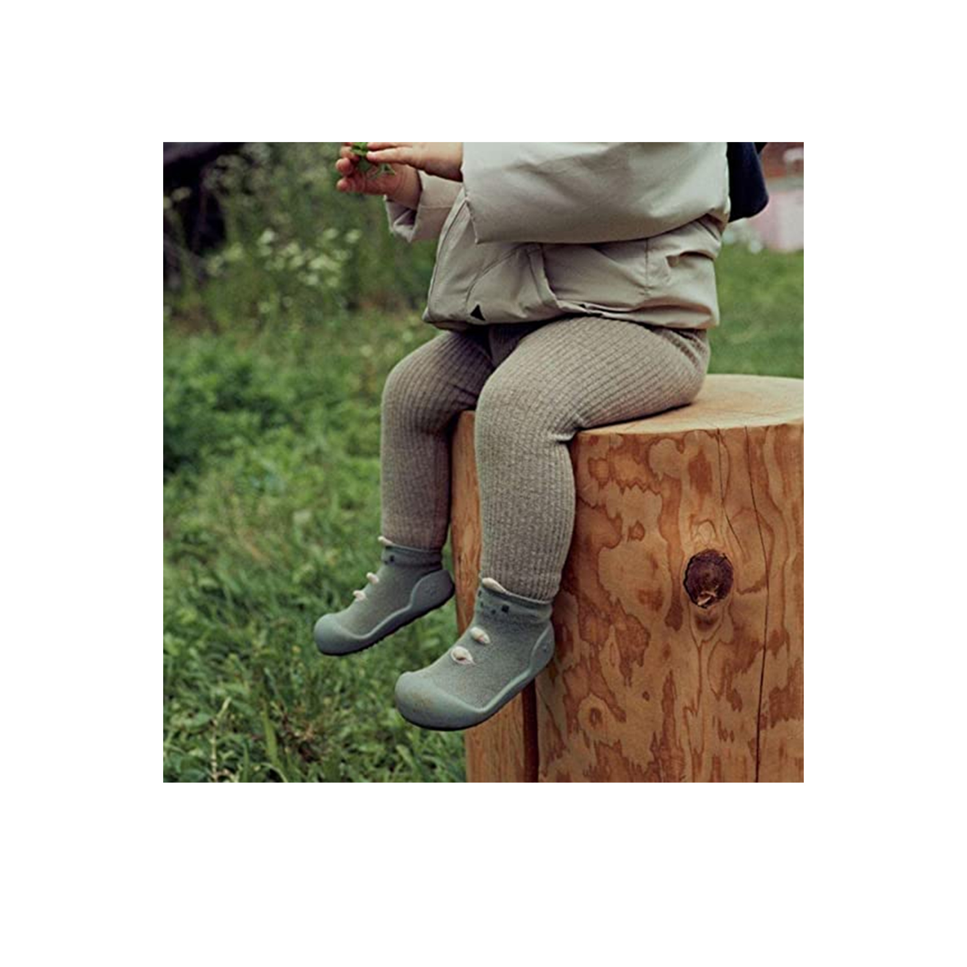 MEIA ANTIDERRAPANTE DINOSAUR GREEN