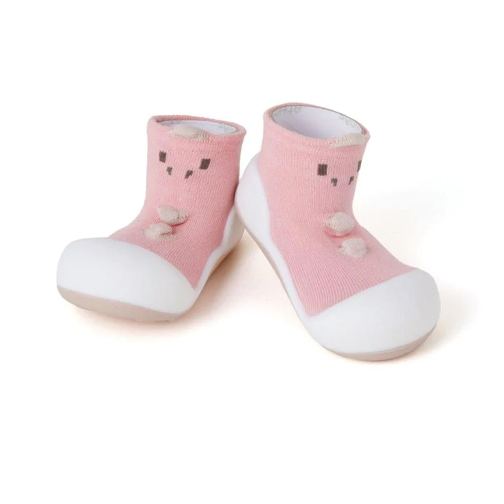 MEIA ANTIDERRAPANTE DINOSAUR PINK