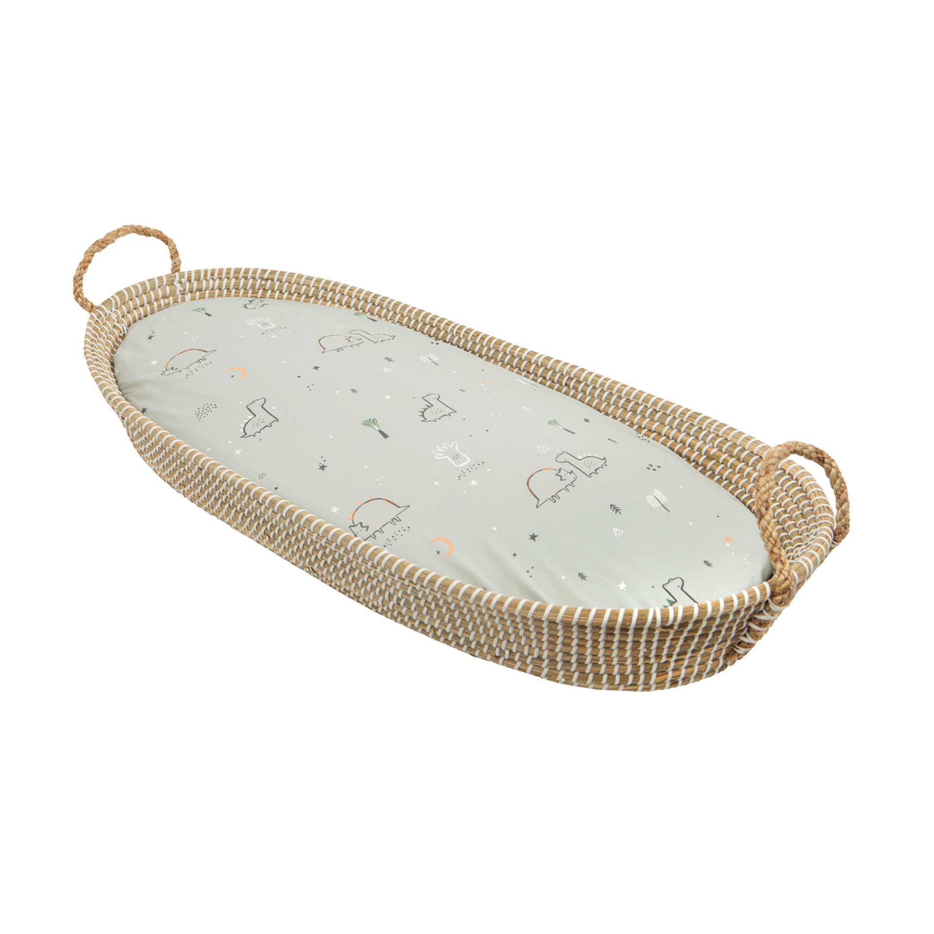 LENÇOL AJUSTÁVEL PARA ALCOFAS JURASIC MENTA