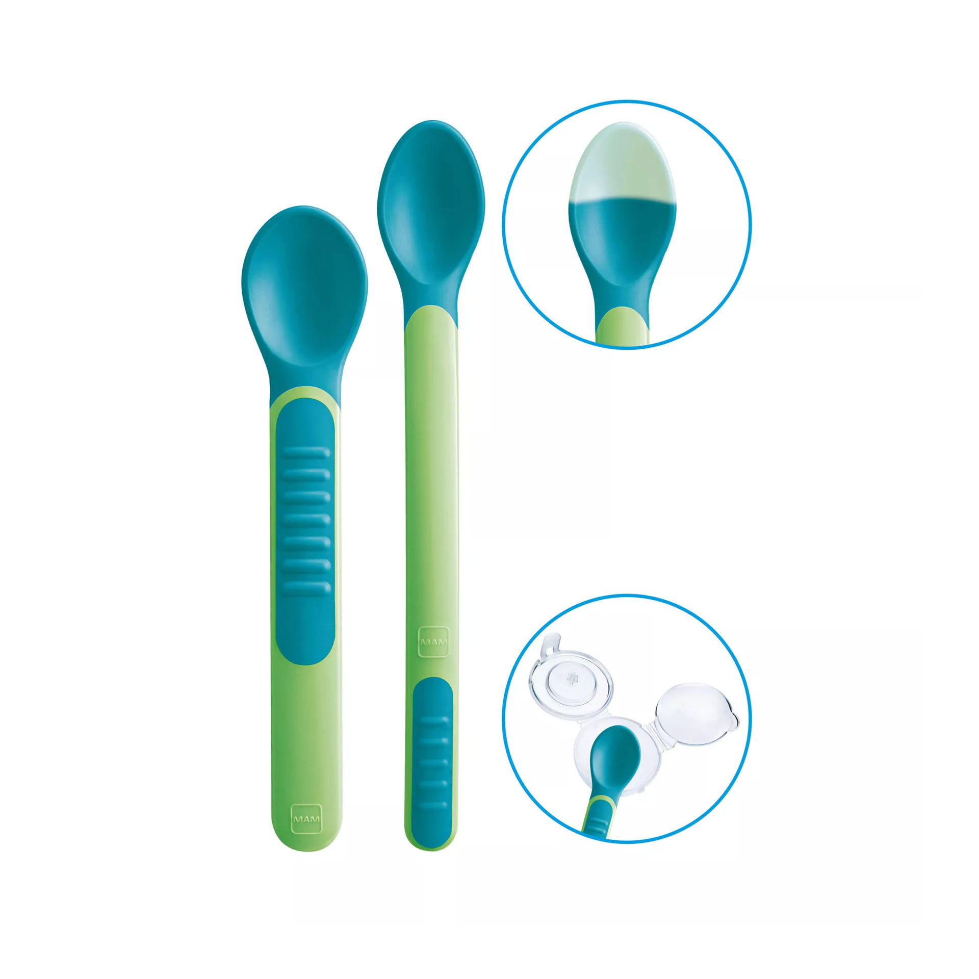 COLHERES TERMOSSENSÍVEIS COM CAPA PROTETORA