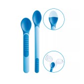 COLHERES TERMOSSENSVEIS COM CAPA PROTETORA AZUL
