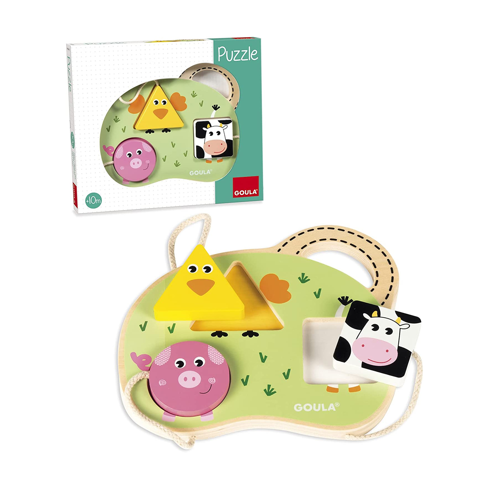 PUZZLE ANIMAIS DA QUINTA - FORMAS