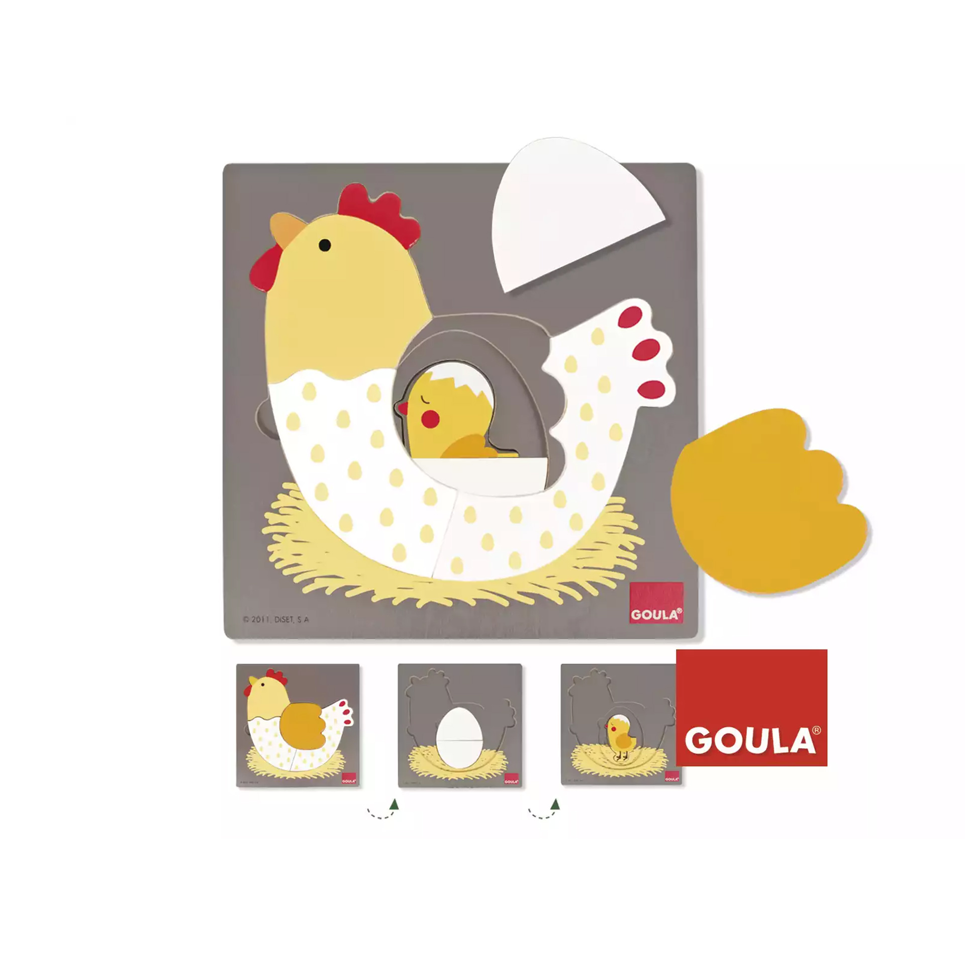 PUZZLE 3 NÍVEIS GALINHA