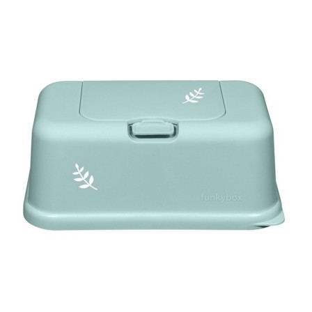 PORTA-TOALHITAS FUNKYBOX FOLHAS MENTA