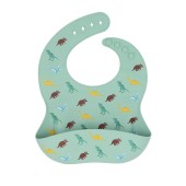 BABETE SILICONE DINOSSAUROS BABETE SILICONE DINOSSAUROS