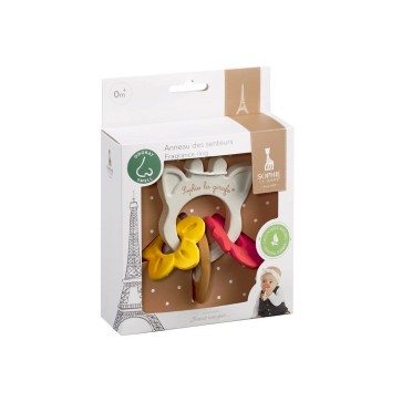 OLFATO: ANEL DE FRAGRNCIAS SOPHIE LA GIRAFE