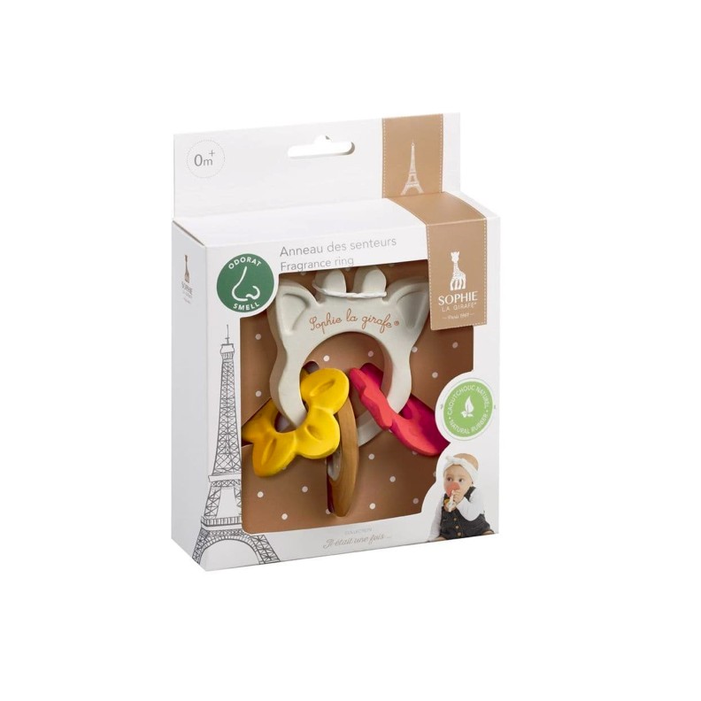 OLFATO: ANEL DE FRAGRÂNCIAS SOPHIE LA GIRAFE