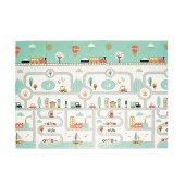 TAPETE DE JOGOS TOWN JUNGLE DUPLA FACE TAPETE DE JOGOS TOWN JUNGLE DUPLA FACE