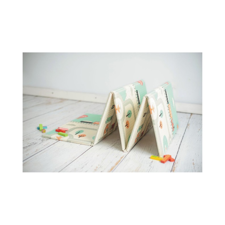 TAPETE DE JOGOS TOWN JUNGLE DUPLA FACE