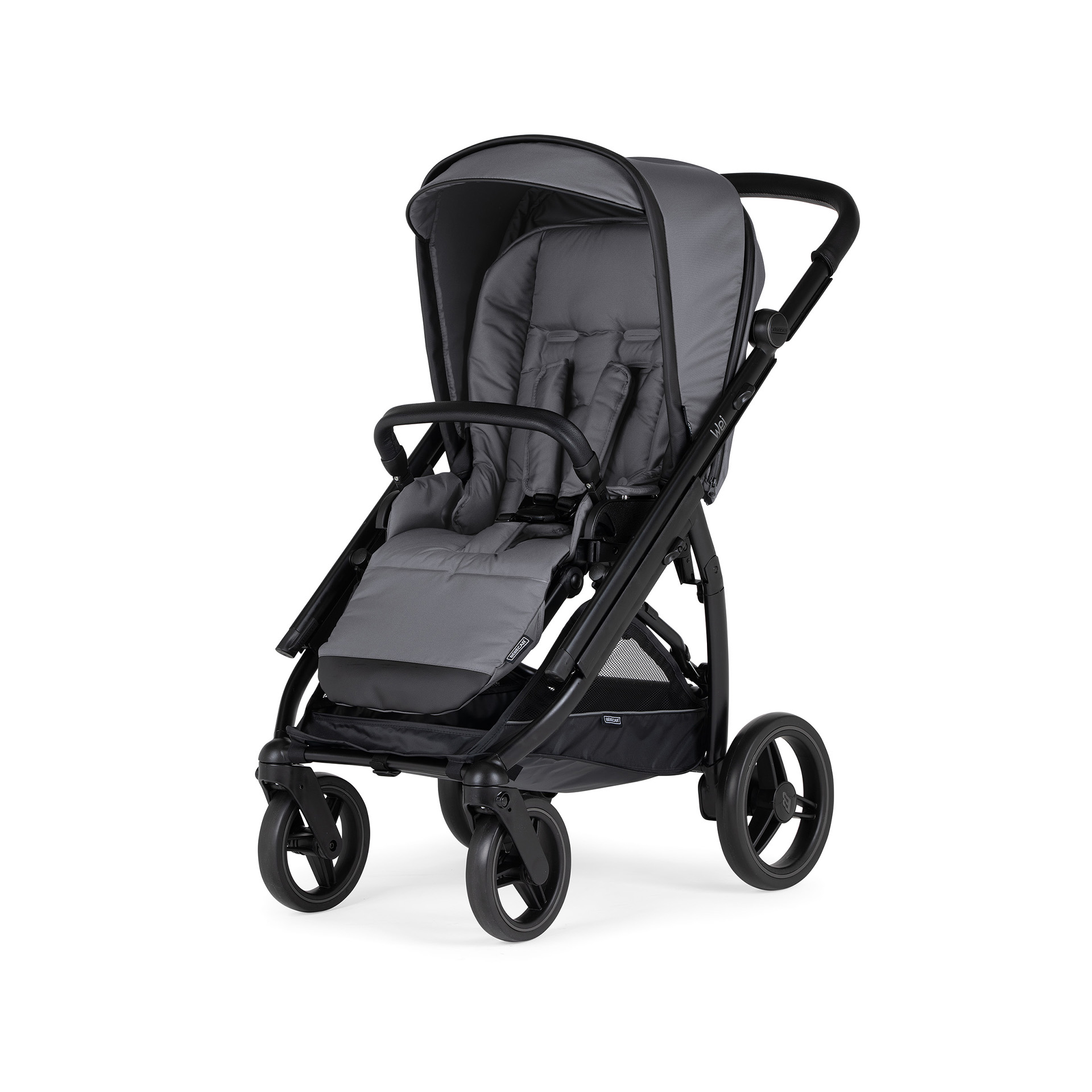 CARRINHO WEI SOFT PRETO MATE + EASYMAXI XL-I SOFT