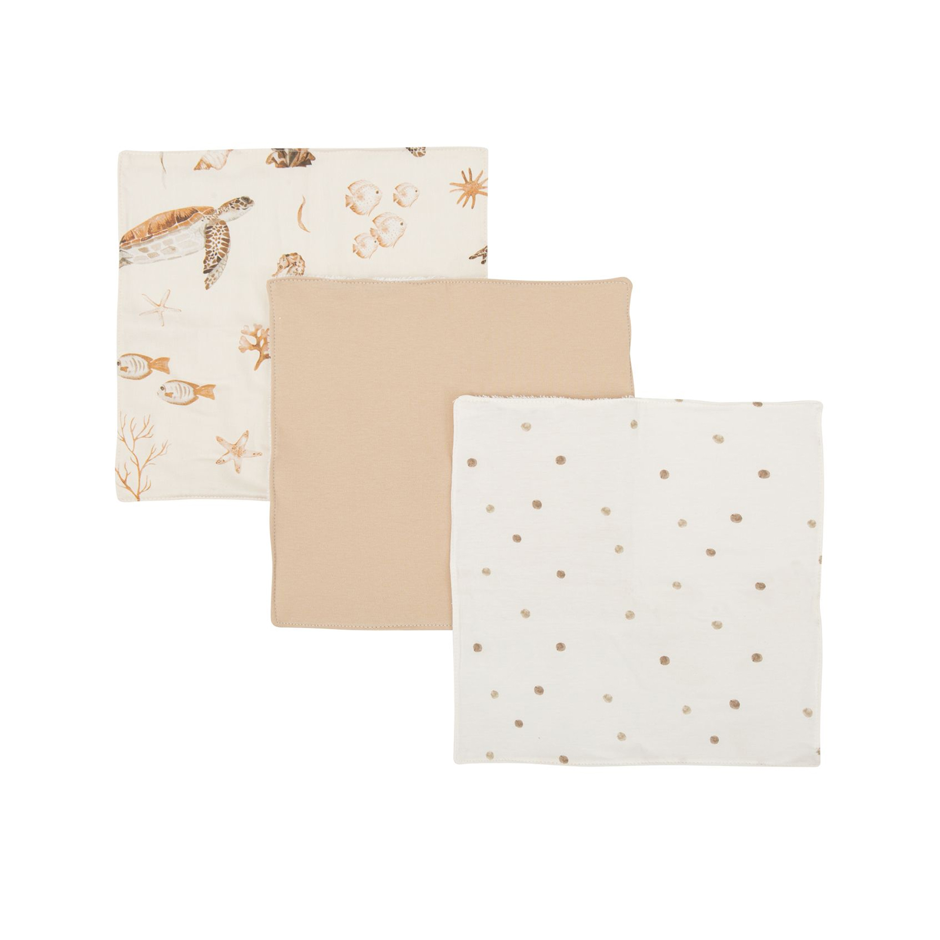 PACK 3 TOALHITAS BEBE OCEAN
