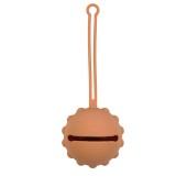 PORTA CHUPETAS SILICONE CARAMELO