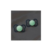 CHUPETAS BIBS NOTURNAS COUTURE LATEX SAGE / CLOUD