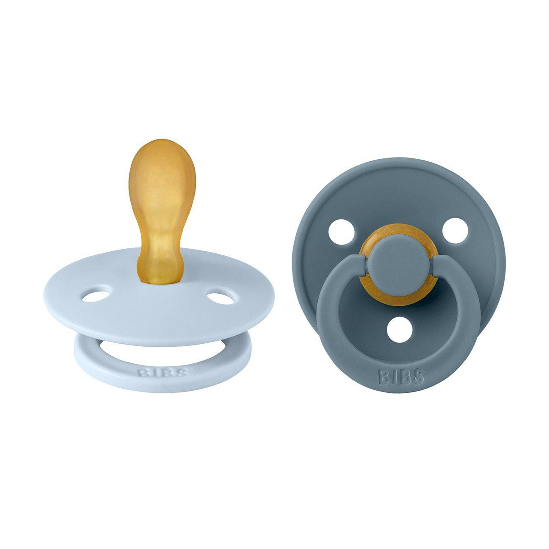 CHUPETAS BIBS COLOURS SIMÉTRICAS BABY BLUE / PETROL