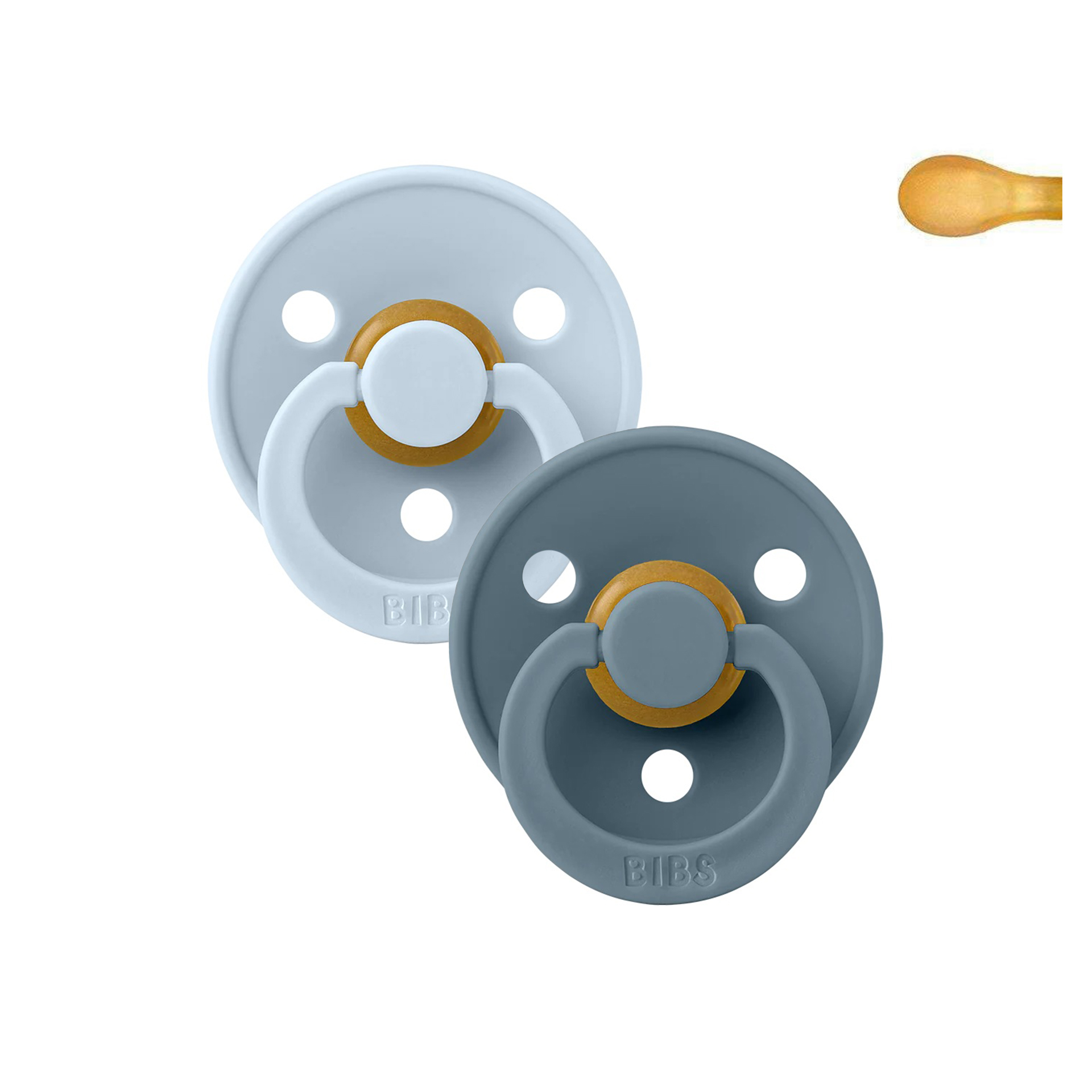 CHUPETAS BIBS COLOURS SIMÉTRICAS BABY BLUE / PETROL