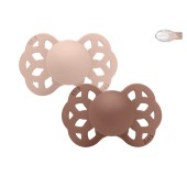 CHUPETAS BIBS INFINITY SIMÉTRICAS BLUSH / WOODCHUCK CHUPETAS BIBS INFINITY SIMÉTRICAS BLUSH / WOODCHUCK
