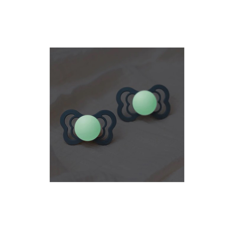 CHUPETAS BIBS NOTURNAS COUTURE SILICONE BLUSH / VANILLA