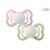 CHUPETAS BIBS NOTURNAS SUPREME SILICONE BLUSH / VANILLA