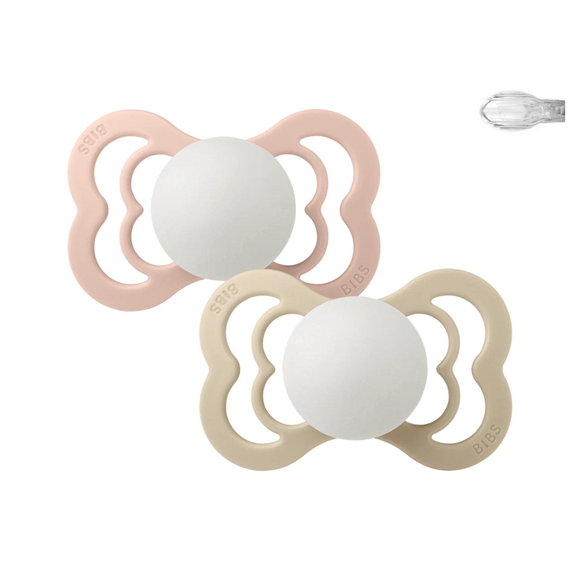 CHUPETAS BIBS NOTURNAS SUPREME SILICONE BLUSH / VANILLA