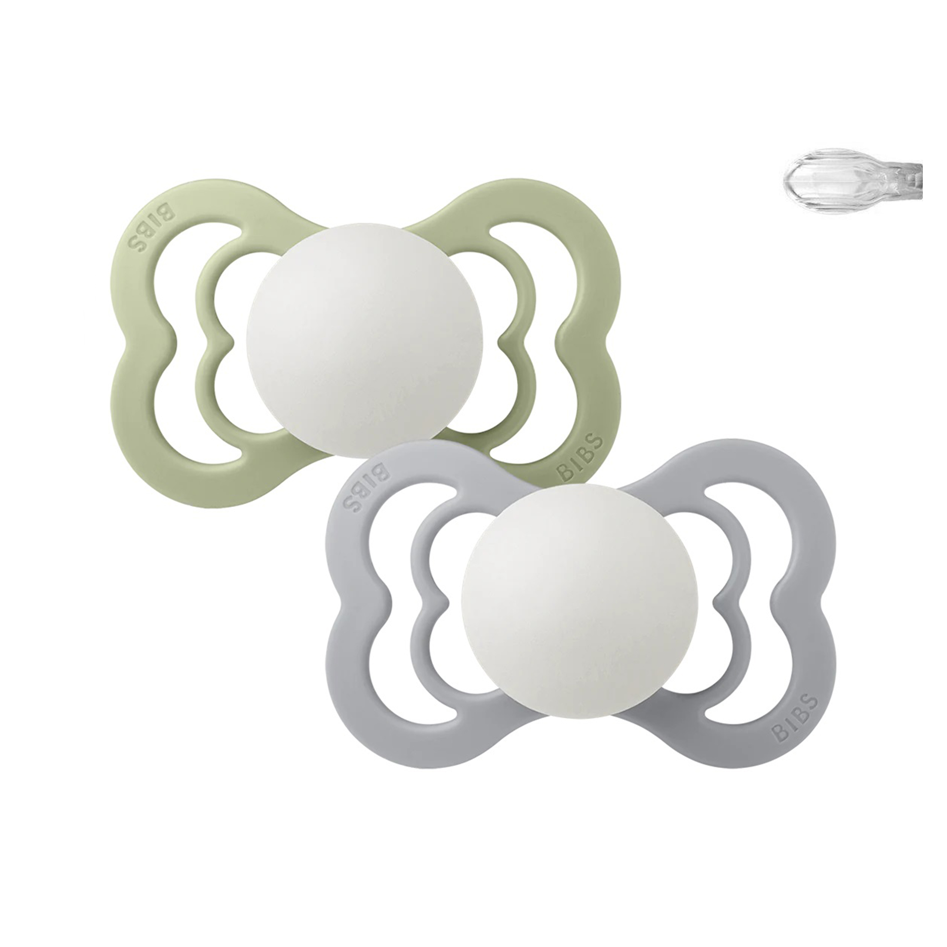 CHUPETAS BIBS NOTURNAS SUPREME SILICONE SAGE / CLOUD