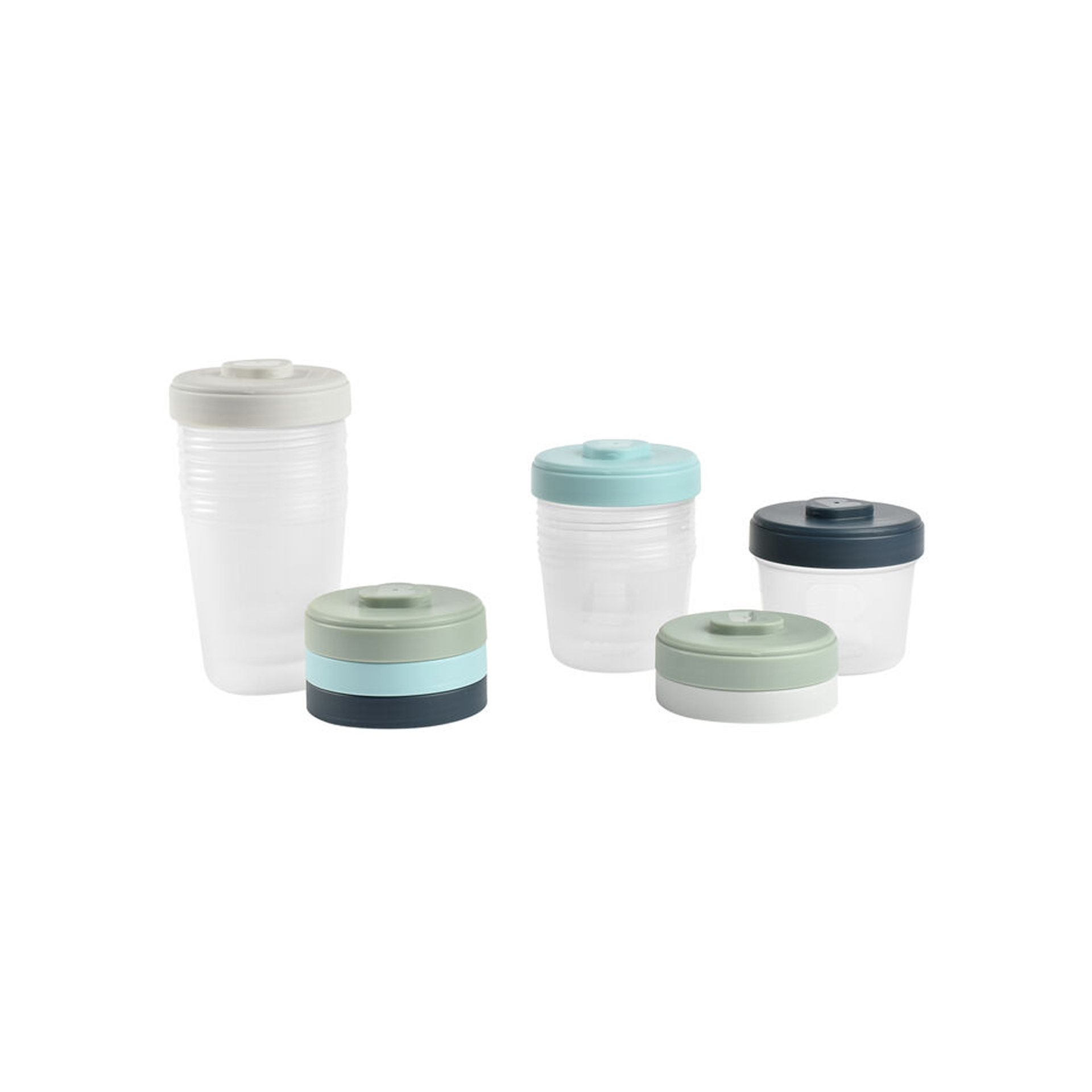 SET 8 COPOS DE ARMAZENAMENTO CLIP 2ª IDADE