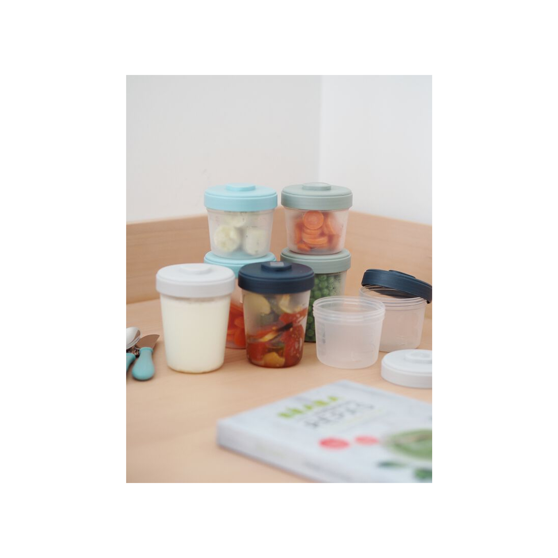 SET 8 COPOS DE ARMAZENAMENTO CLIP 2ª IDADE