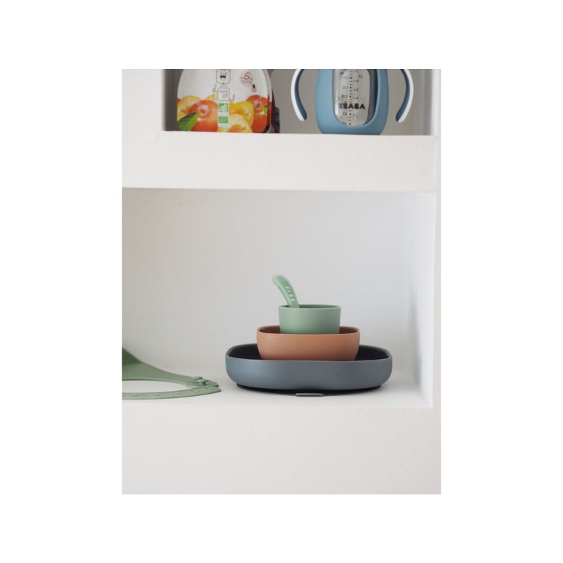 CONJUNTO DE REFEIÇÃO 4 PEÇAS SILICONE