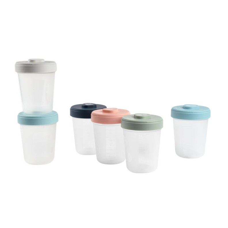 SET 6 COPOS DE ARMAZENAMENTO CLIP 2 IDADE 250ML