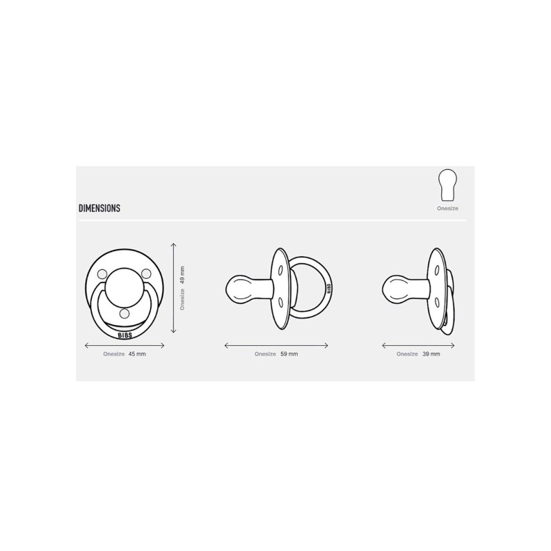 CHUPETAS BIBS DE LUX SILICONE
