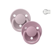 CHUPETAS BIBS DE LUX SILICONE DUSTY LILAC/HEATHER