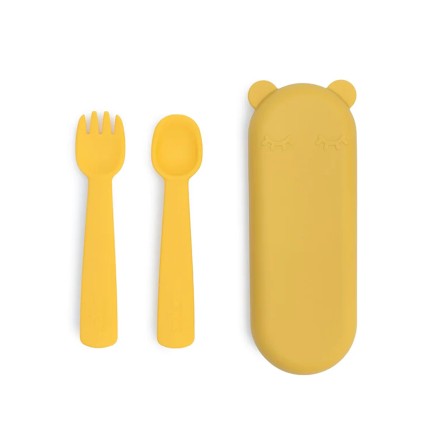 TALHERES FEEDIE COM BOLSA SILICONE