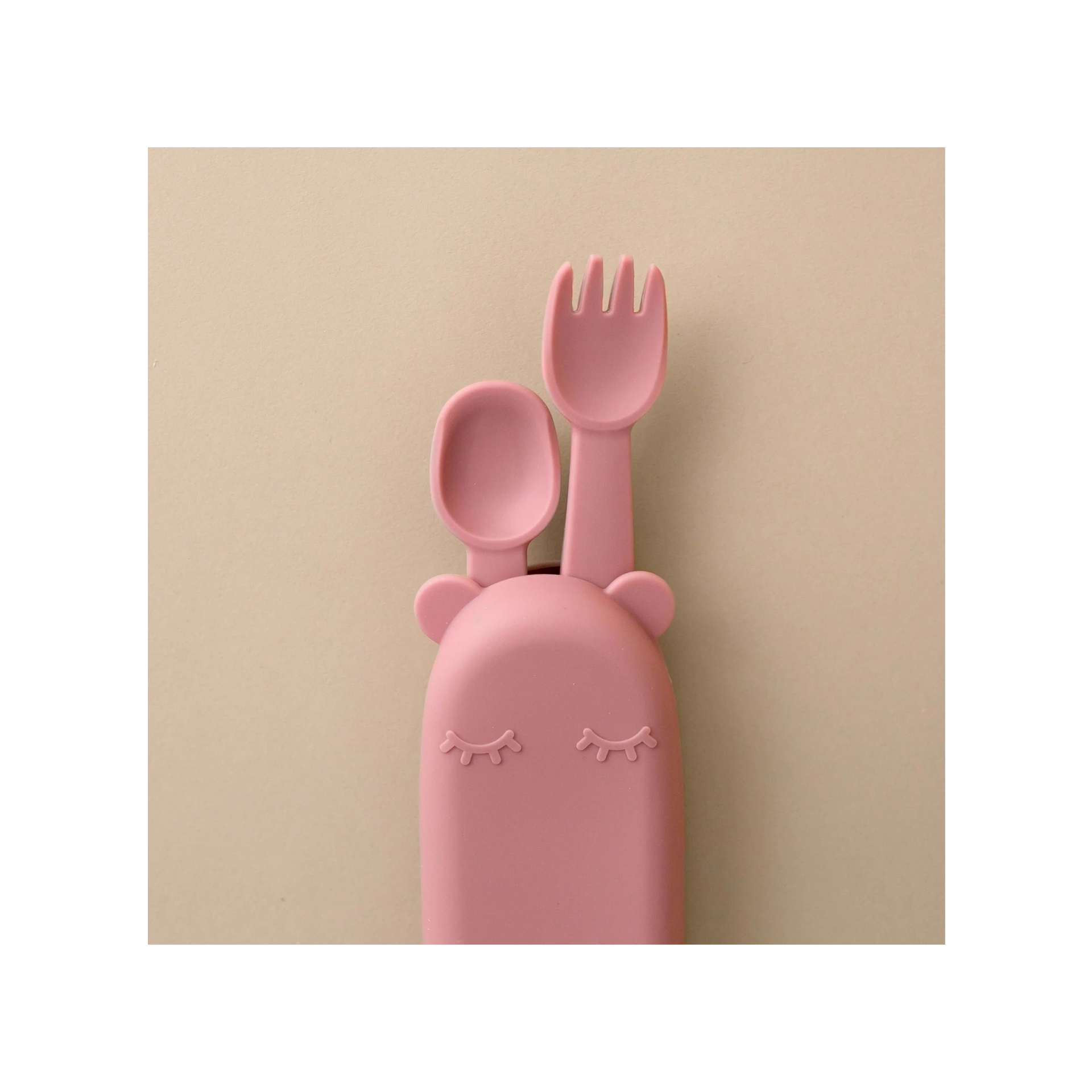 TALHERES FEEDIE COM BOLSA SILICONE