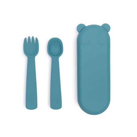 TALHERES FEEDIE COM BOLSA SILICONE