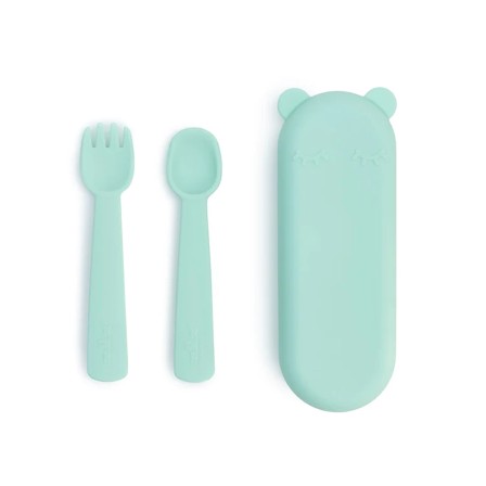 TALHERES FEEDIE COM BOLSA SILICONE