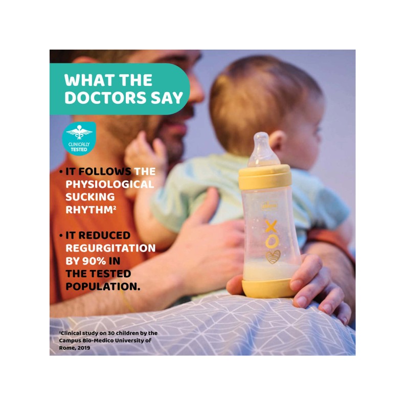 BIBERÃO PERFECT 5 240ML FLUXO MÉDIO