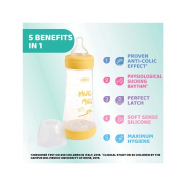 BIBERÃO PERFECT 5 300ML FLUXO RÁPIDO