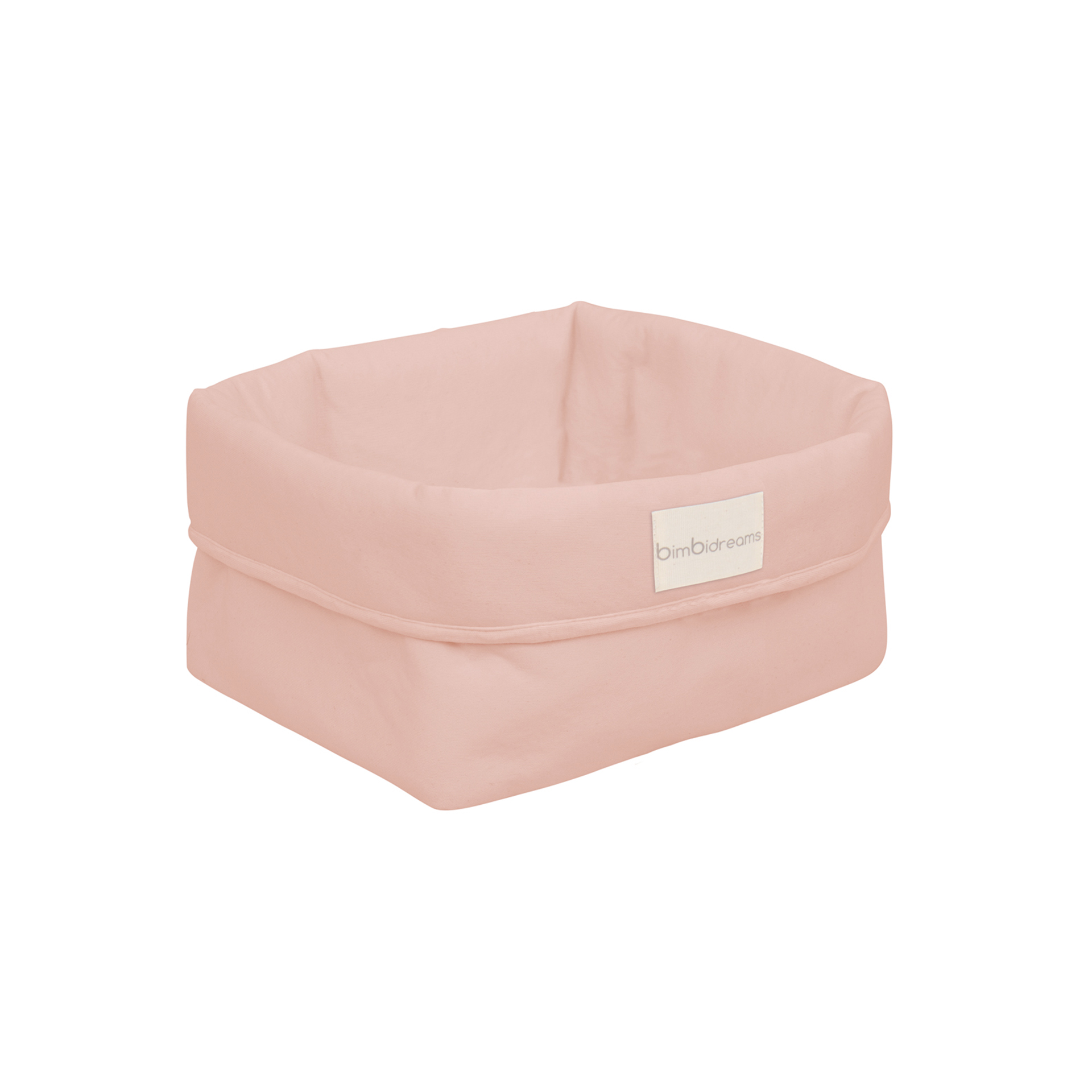 CESTO QUADRADO ROSA EMPOLVADO