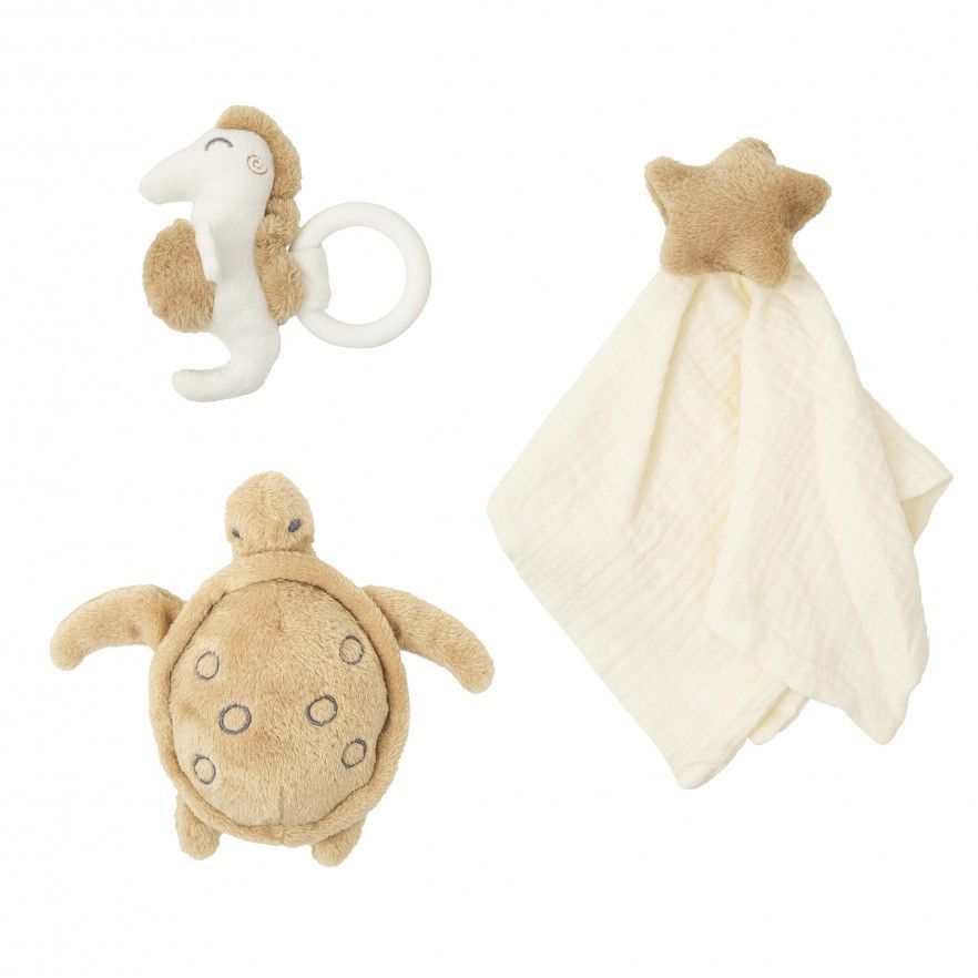 SET 3 PELUCHES OCEAN BEGE