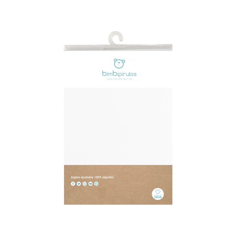 LENÇOL ALGODÃO AJUSTÁVEL PARA BERÇOS BASIC