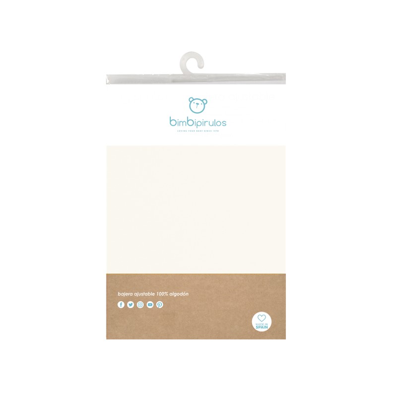 LENÇOL ALGODÃO AJUSTÁVEL PARA BERÇOS MAXI BASIC