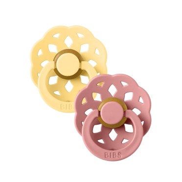 CHUPETAS BIBS BOHEME PACIFIER BUTTER / DUSTY PINK