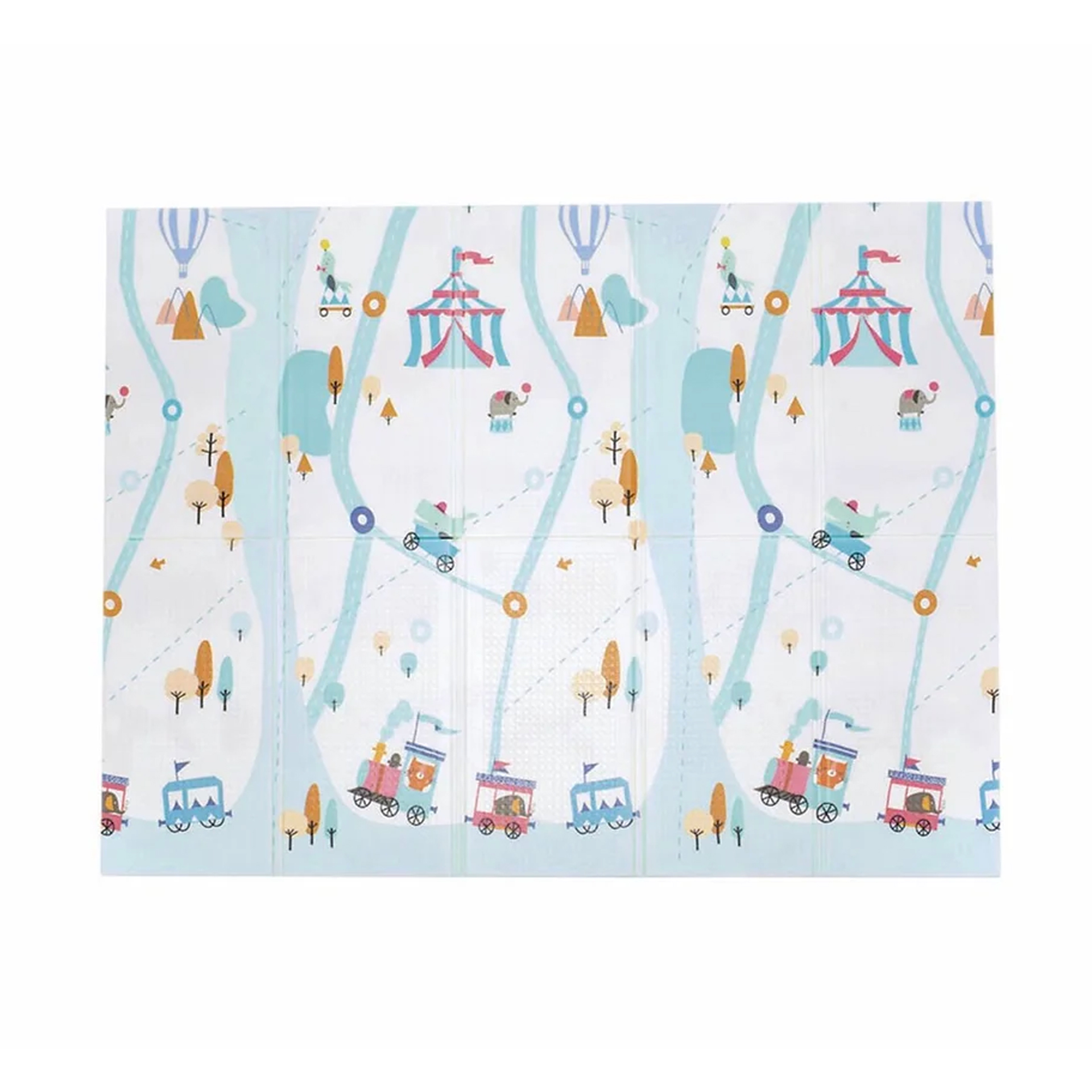 TAPETE DE JOGOS SOFT CIRCUS DUPLA FACE