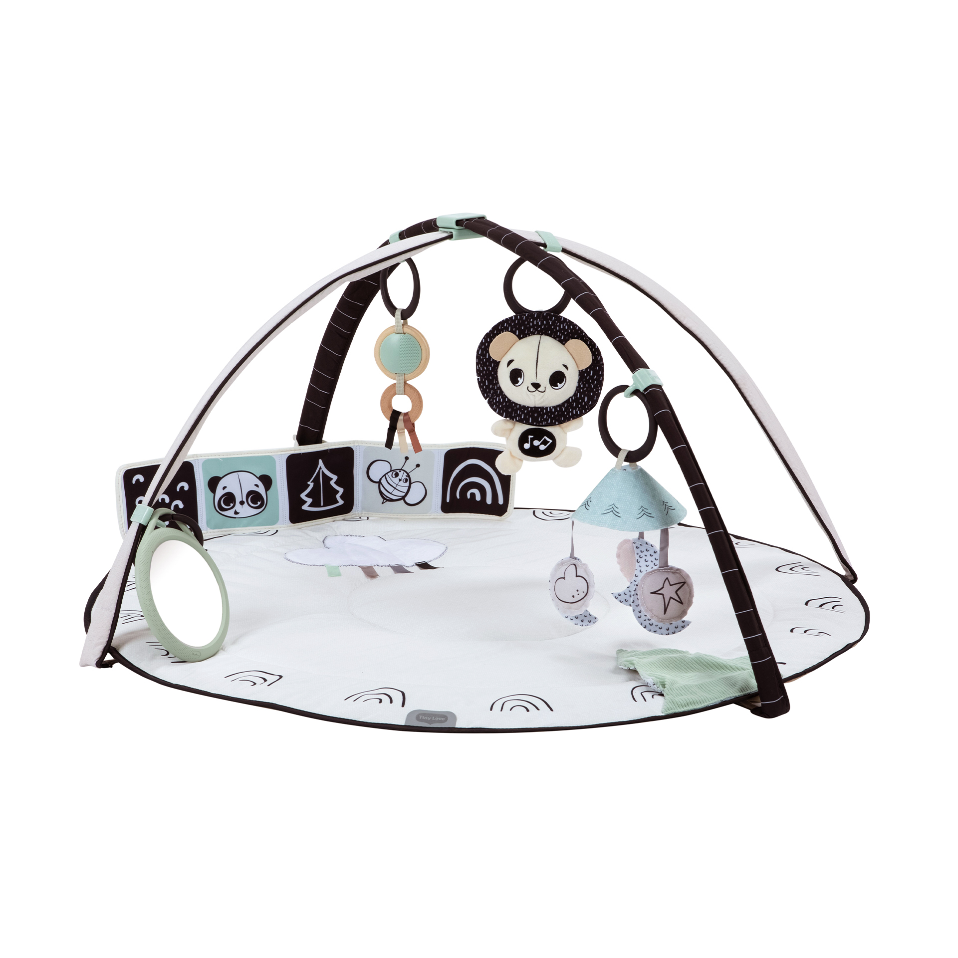 TAPETE DE ATIVIDADES GYMINI BLACK & WHITE DECOR