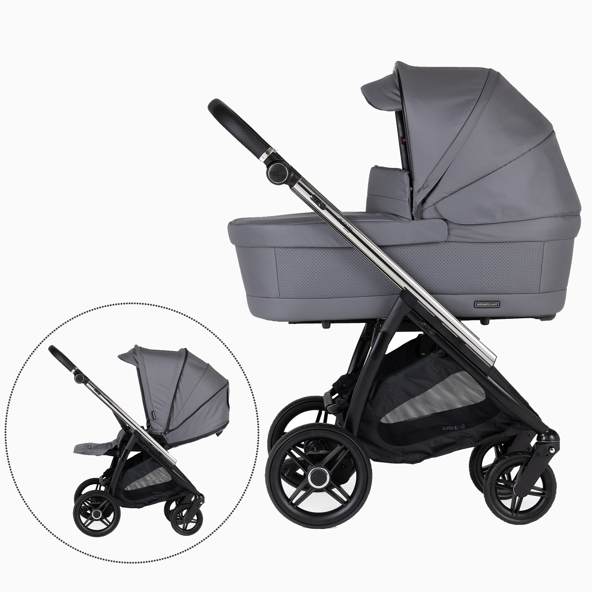 DUO FLOWY SOFT PRETO / CROMADO