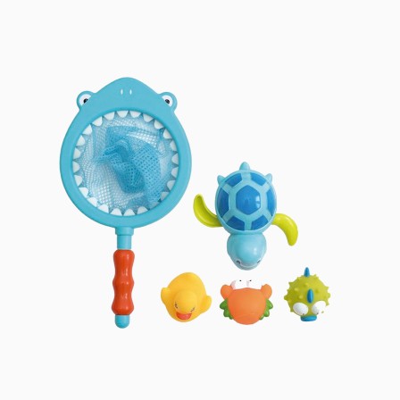 REDE DE PESCA COM BRINQUEDOS SHARK