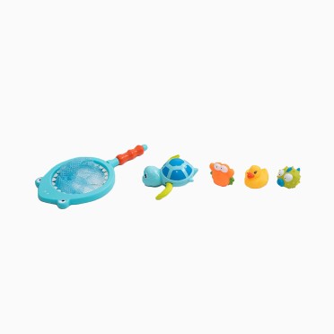 REDE DE PESCA COM BRINQUEDOS SHARK