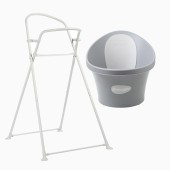 BANHEIRA SHNUGGLE + SUPORTE PEBBLE GREY
