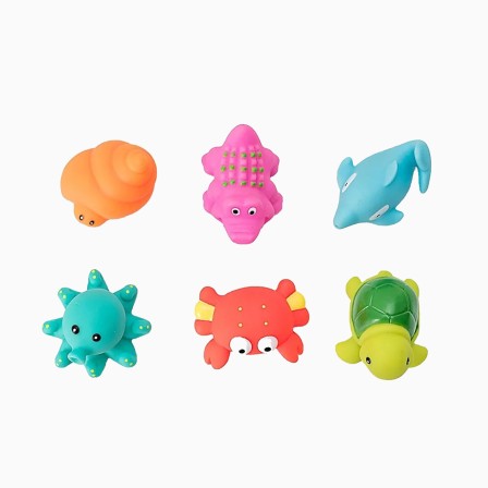 SET 6 BRINQUEDOS DE BANHO OCEAN