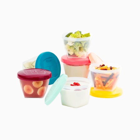 SET 6 FRASCOS DE ARMAZENAMENTO BABYBOLS 180ML
