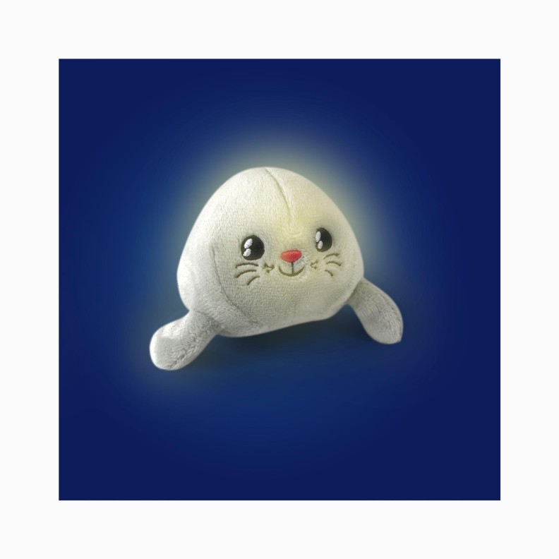 MINI PELUCHE LUMINOSO SHAKIES  FOCA